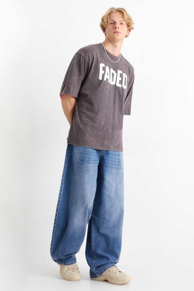 Bărbați - Balloon jeans - denim-albastru