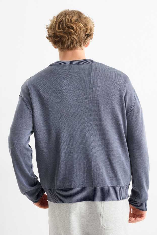 Heren - Trui - blauw