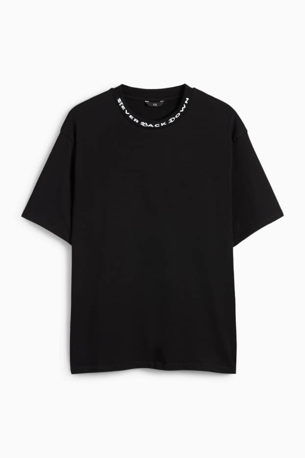 Bărbați - Tricou - relaxed fit - negru