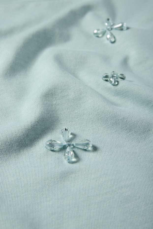 Femei - Tricou - regular fit - albastru deschis