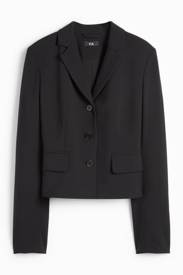 Donna - Blazer business - sciancrato - nero