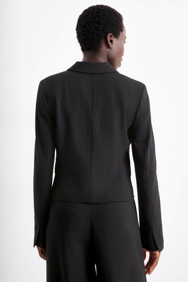 Donna - Blazer business - sciancrato - nero