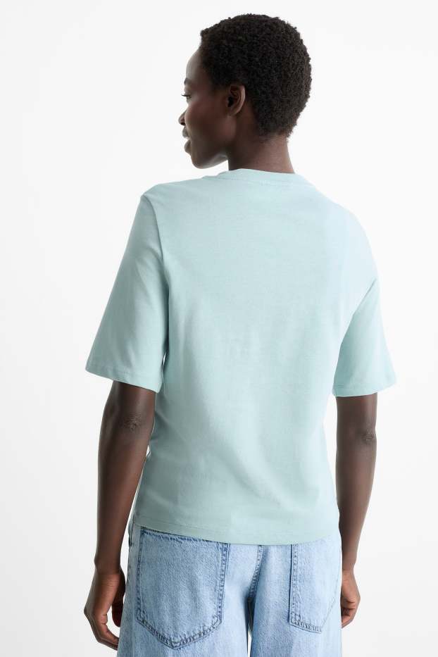 Femei - Tricou - regular fit - albastru deschis
