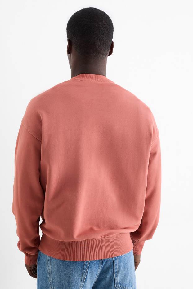 Men - Sweatshirt - dark orange
