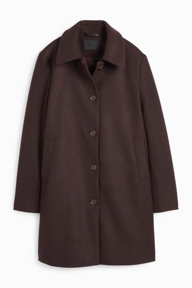 Women - Coat - dark brown