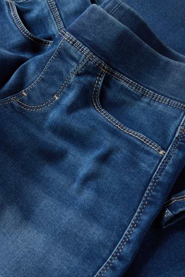 Copii - Fete - Colanți evazați - denim-albastru
