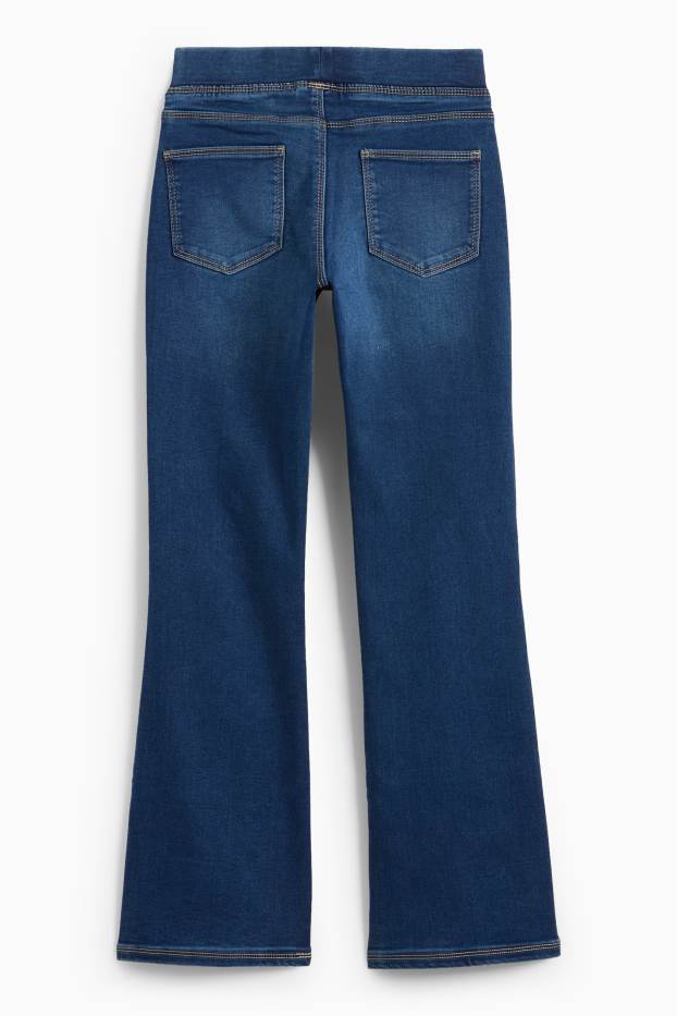 Copii - Fete - Colanți evazați - denim-albastru