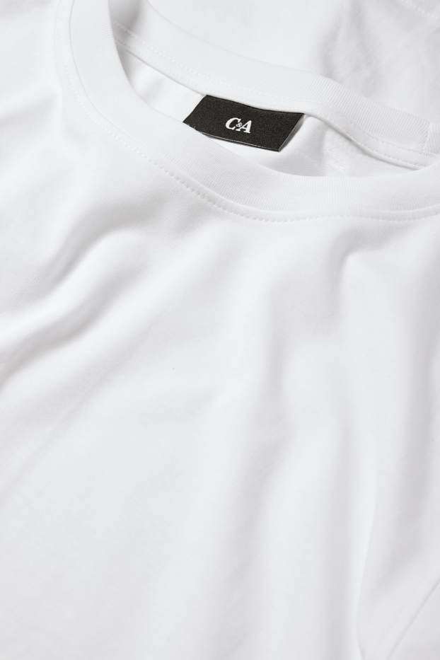 Bărbați - Multipack 2 buc. - tricou cu mânecă lungă - alb