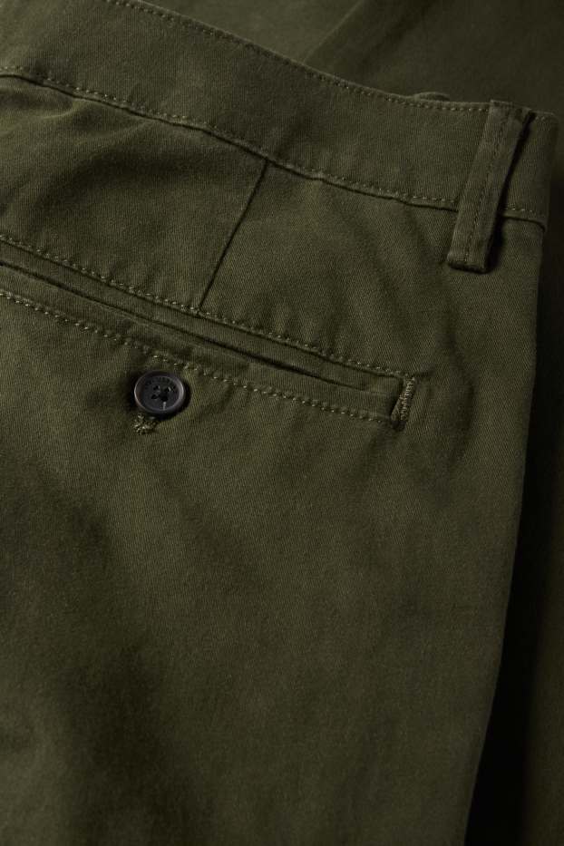 Bărbați - Chino - slim fit - verde închis