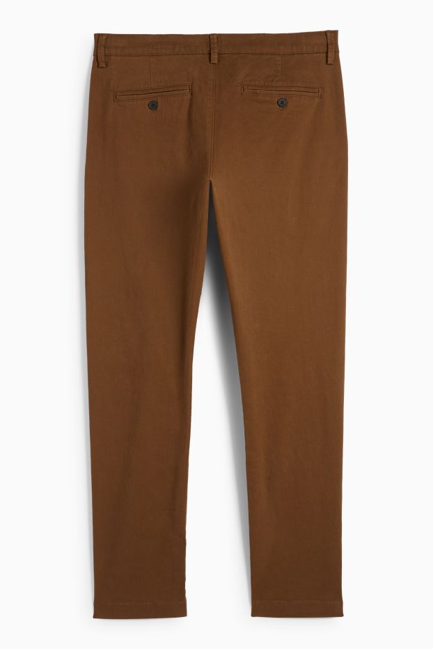Bărbați - Chino - slim fit - kaki