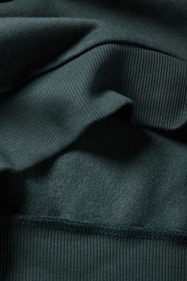 Copii - Băieți - Dino - set - bluză de molton și pantaloni de trening - 2 piese - verde închis