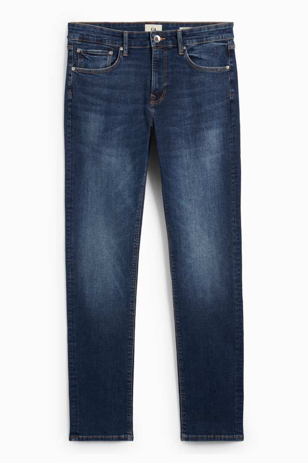 Bărbați - Slim jeans - LYCRA® - denim-albastru închis