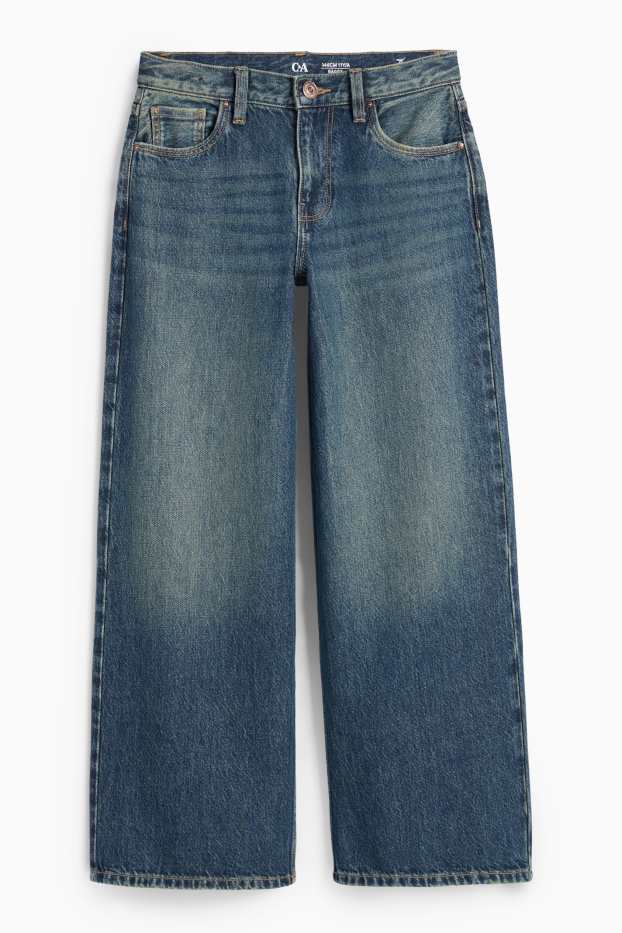 Copii - Fete - Baggy jeans - denim-albastru închis