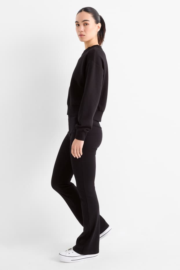 Dámské - Flared legíny - černá