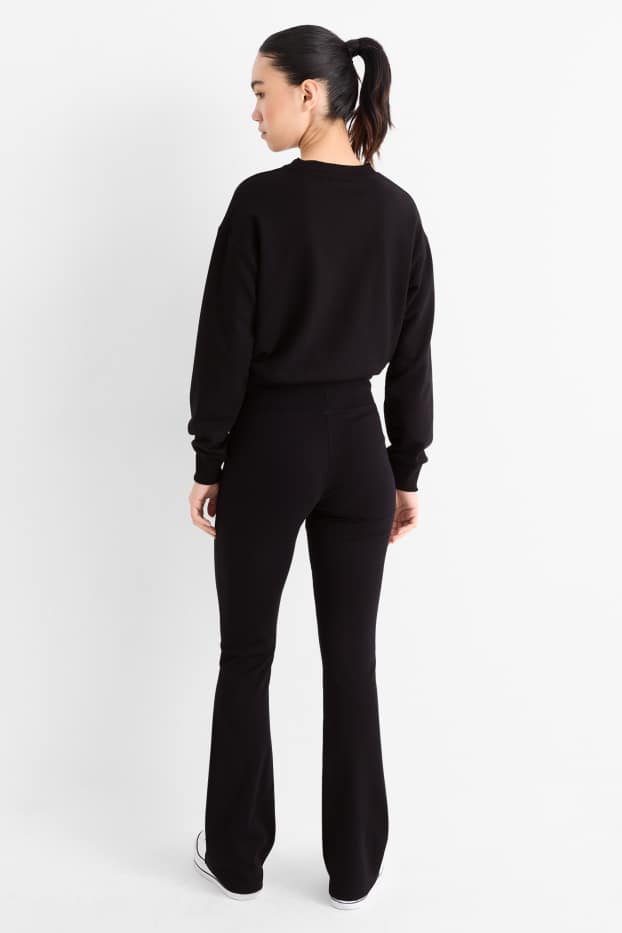 Dámské - Flared legíny - černá