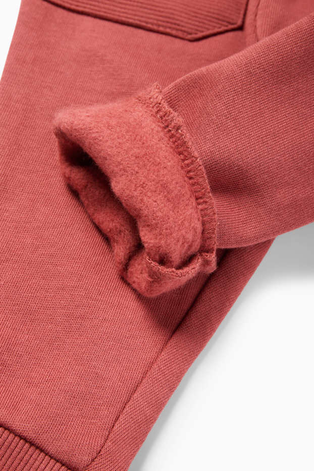 Bebeluși - băieți - Pantaloni de trening bebeluși - roșu