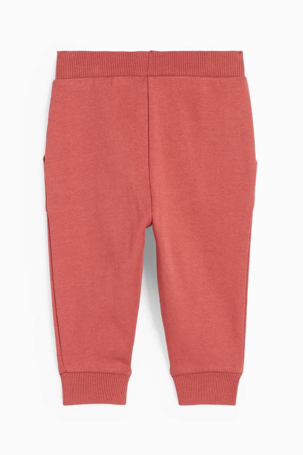 Bebeluși - băieți - Pantaloni de trening bebeluși - roșu