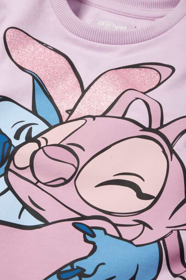 Copii - Fete - Lilo & Stitch - bluză de molton - roz