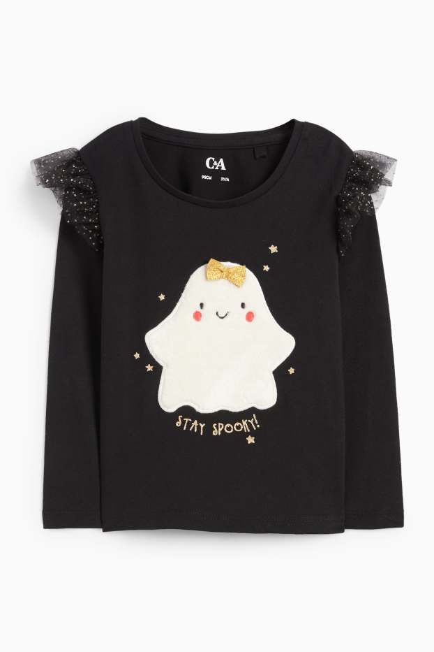 Bambine - Fantasma - maglia a maniche lunghe - nero
