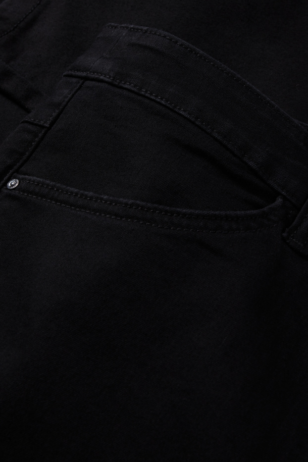 Femei - Slim jeans - talie medie - stretch - negru