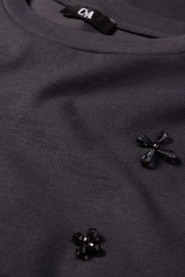 Femei - Tricou - regular fit - gri închis