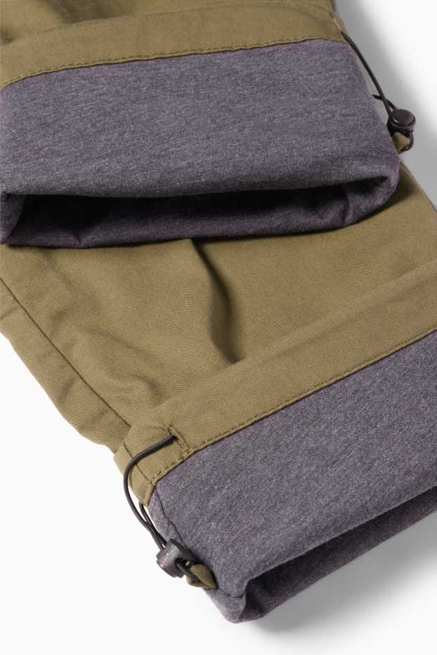 Bărbați - Pantaloni cargo termoizolanți - kaki