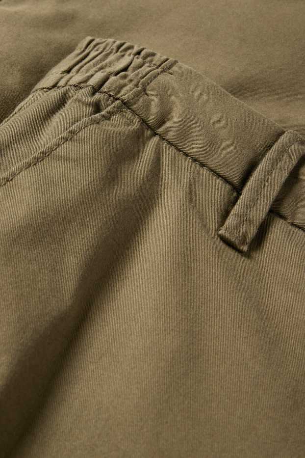 Bărbați - Pantaloni cargo termoizolanți - kaki