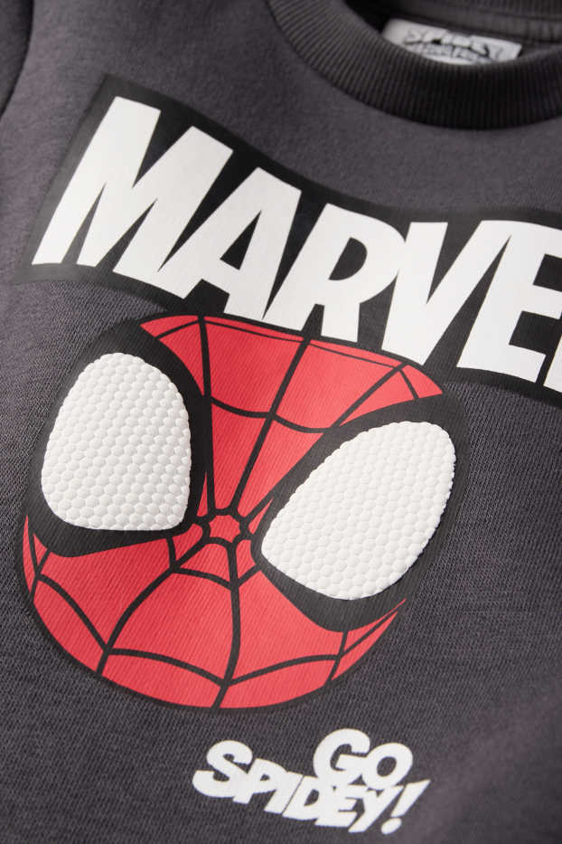 Copii - Băieți - Păienjenelul Marvel și prietenii lui uimitori - bluză de molton - gri închis
