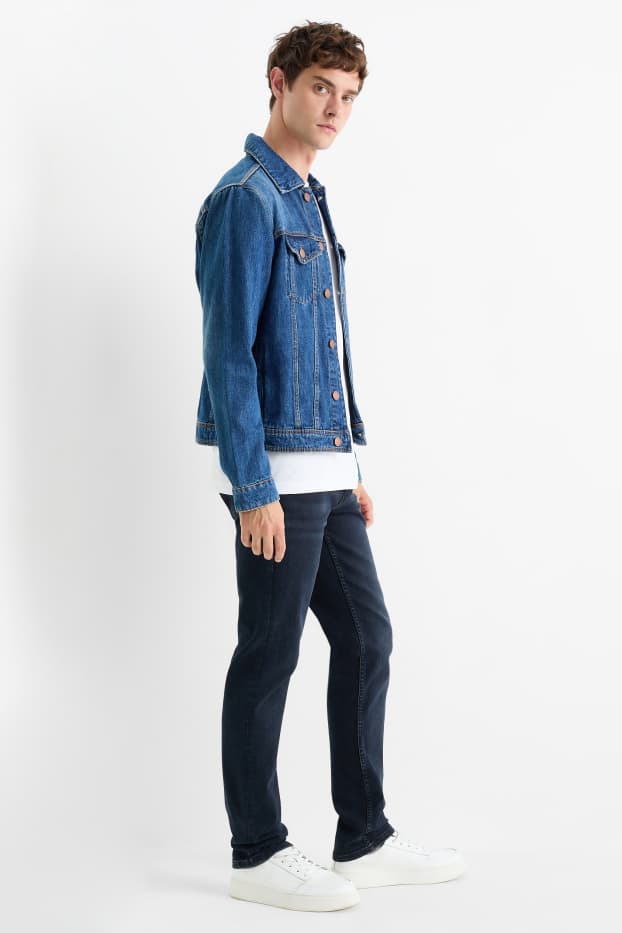 Bărbați - Slim jeans - denim-albastru închis