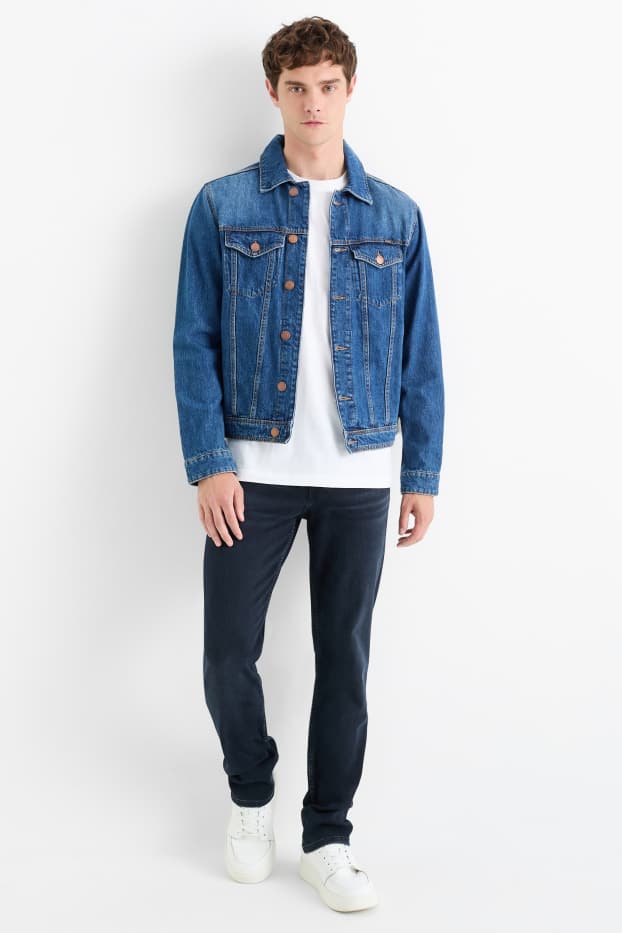 Bărbați - Slim jeans - denim-albastru închis