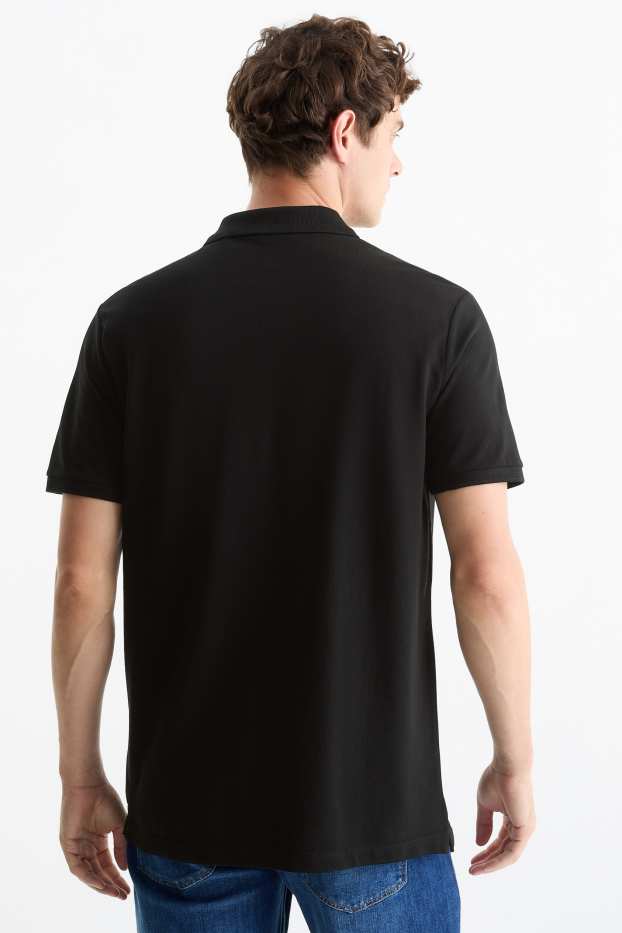Bărbați - Multipack 2 buc. - tricou polo - regular fit - negru