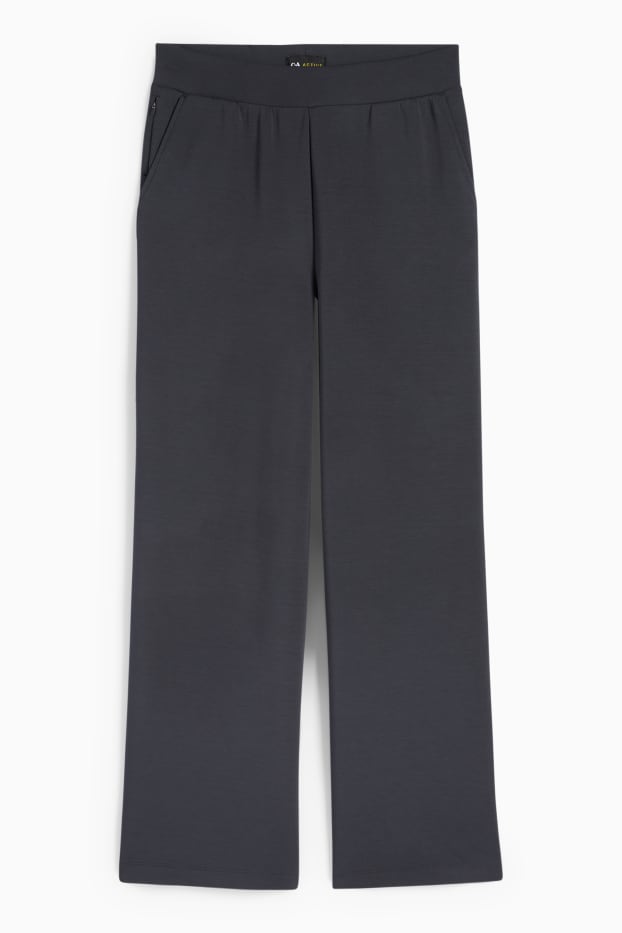 Femei - Pantaloni de sport - yoga - gri închis
