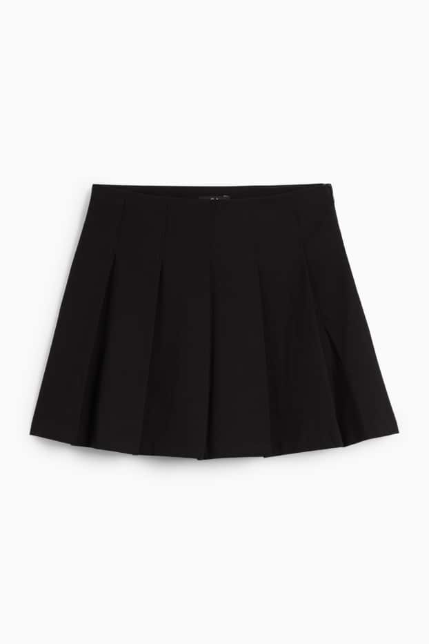 Femei - Fustă-pantalon scurtă - negru