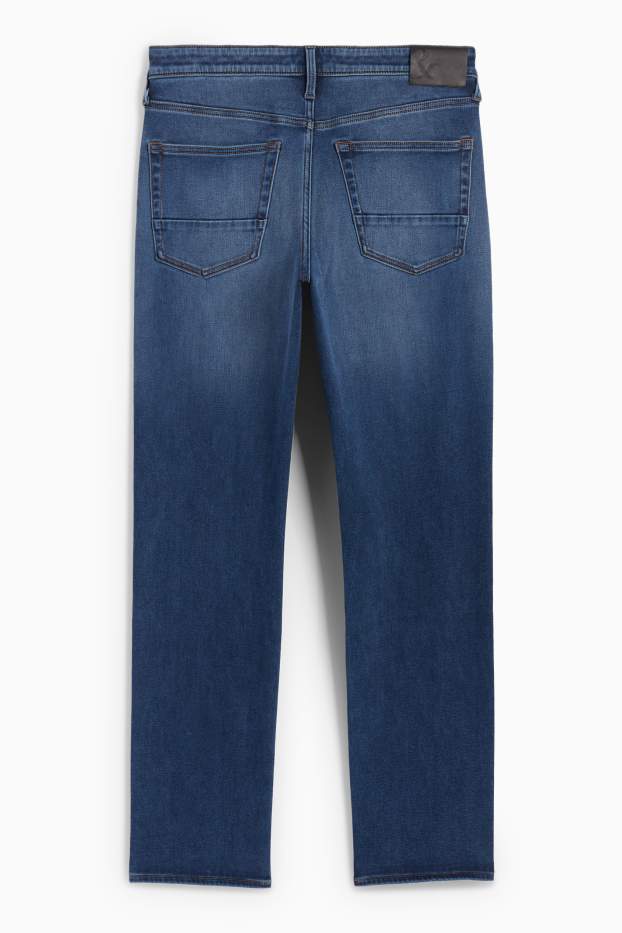 Bărbați - Straight jeans - jeans termoizolanți - LYCRA® - denim-albastru