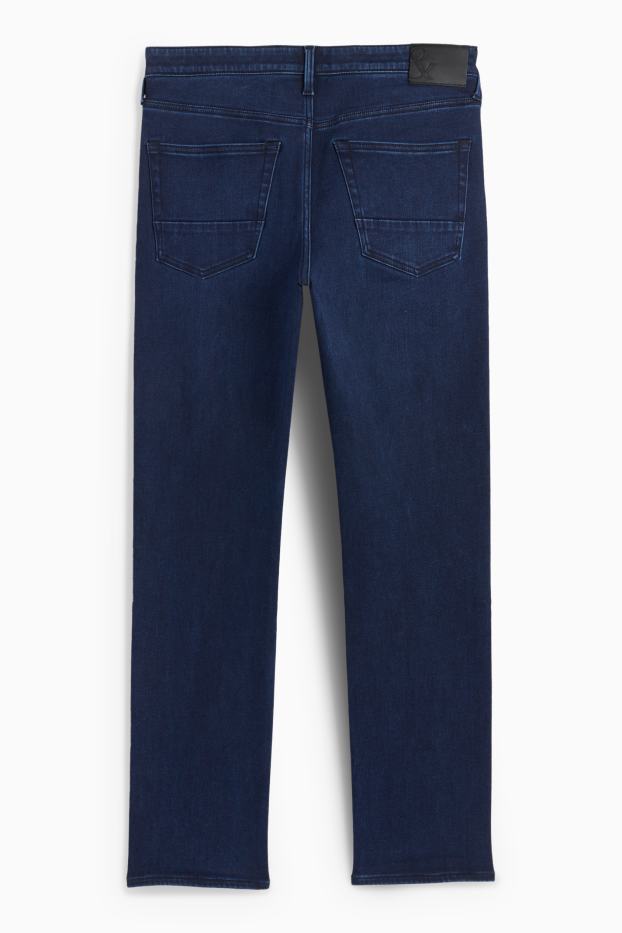 Bărbați - Straight jeans - jeans termoizolanți - LYCRA® - denim-albastru închis