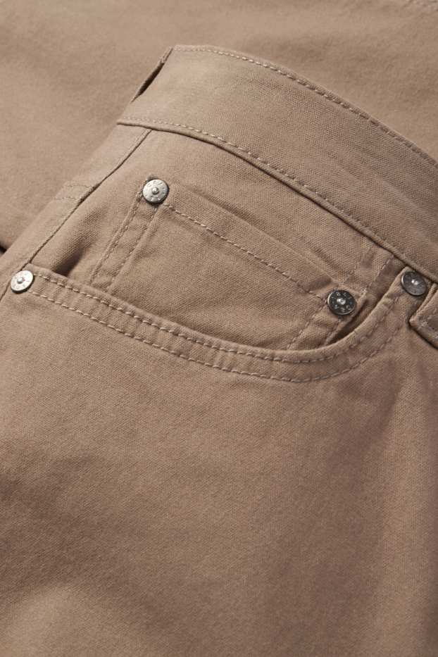 Bărbați - Pantaloni termoizolanți - regular fit - taupe