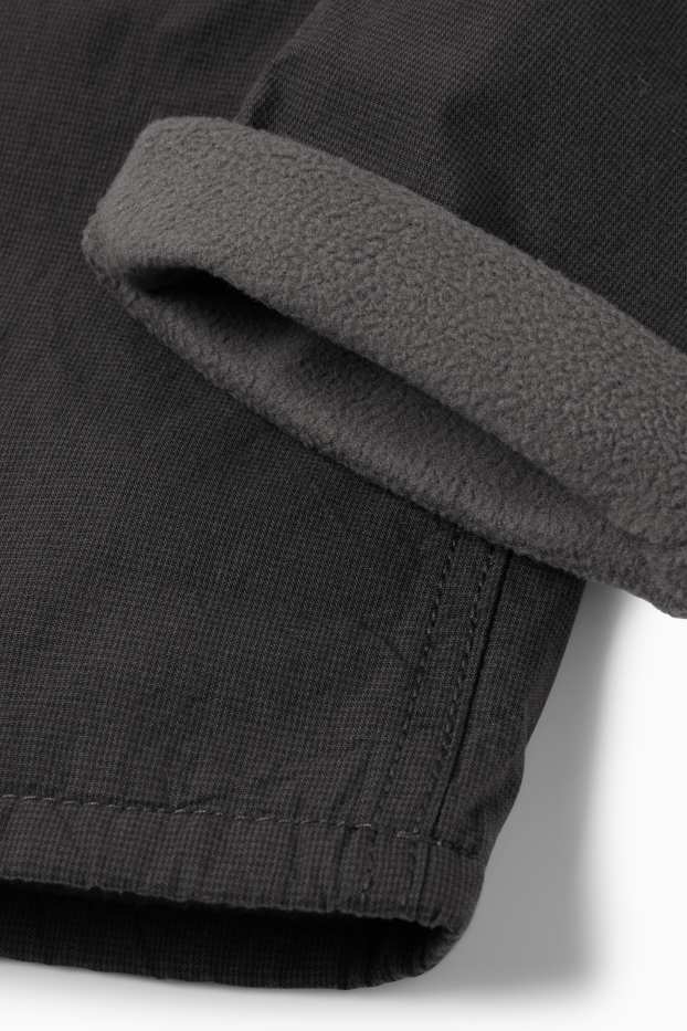 Copii - Băieți - Pantaloni de stofă - structurați - negru