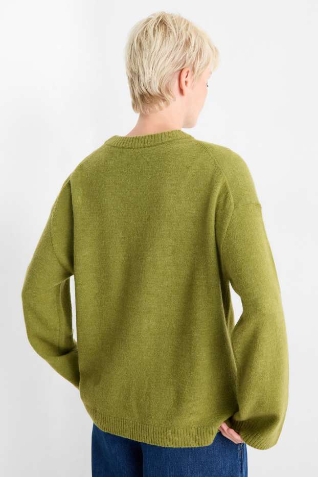 Femei - Pulover - verde