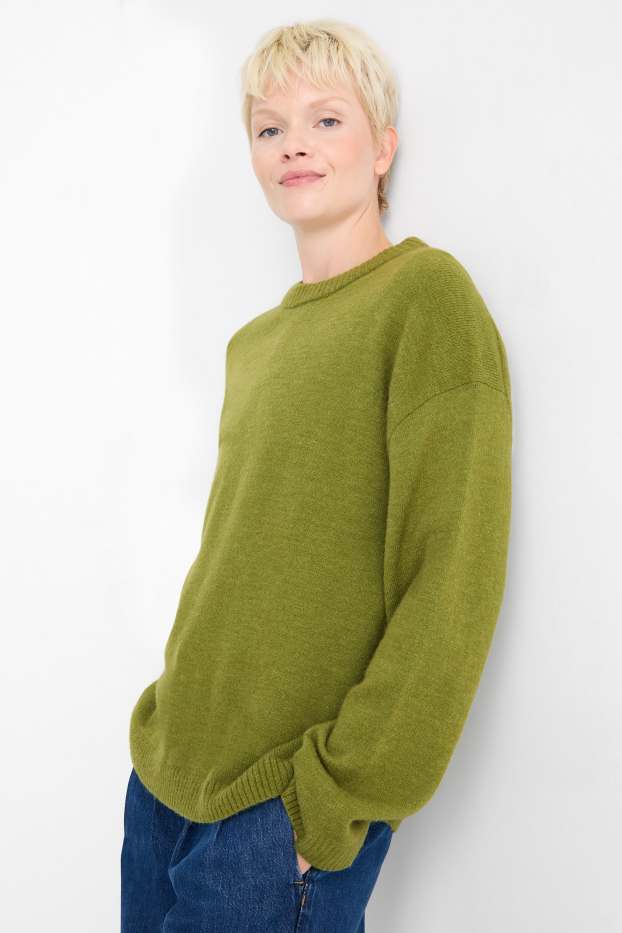 Femei - Pulover - verde
