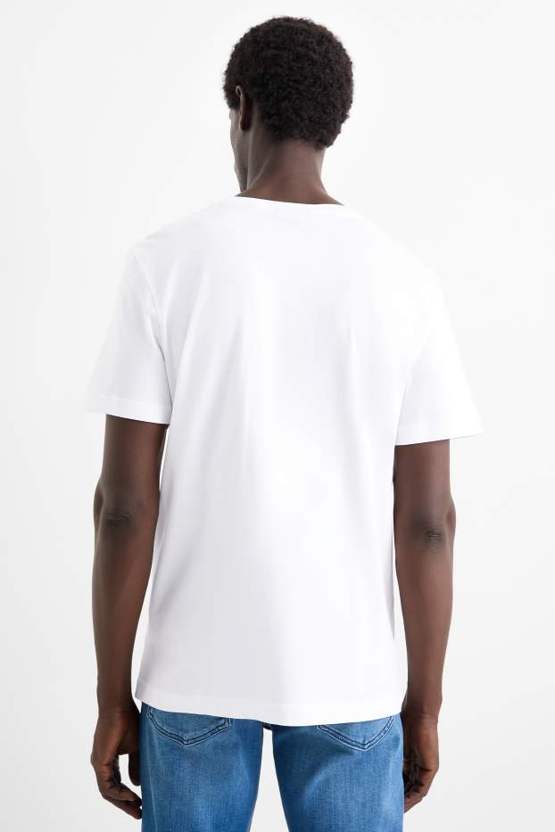 Bărbați - Multipack 3 buc. - tricou - regular fit - alb