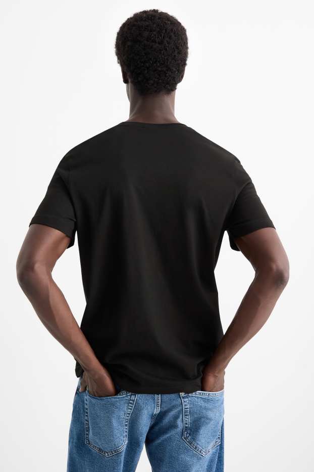 Bărbați - Multipack 3 buc. - tricou - regular fit - negru
