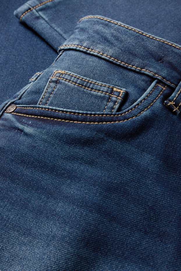 Copii - Băieți - Straight jeans - jeans termoizolanți - jog denim - denim-albastru închis