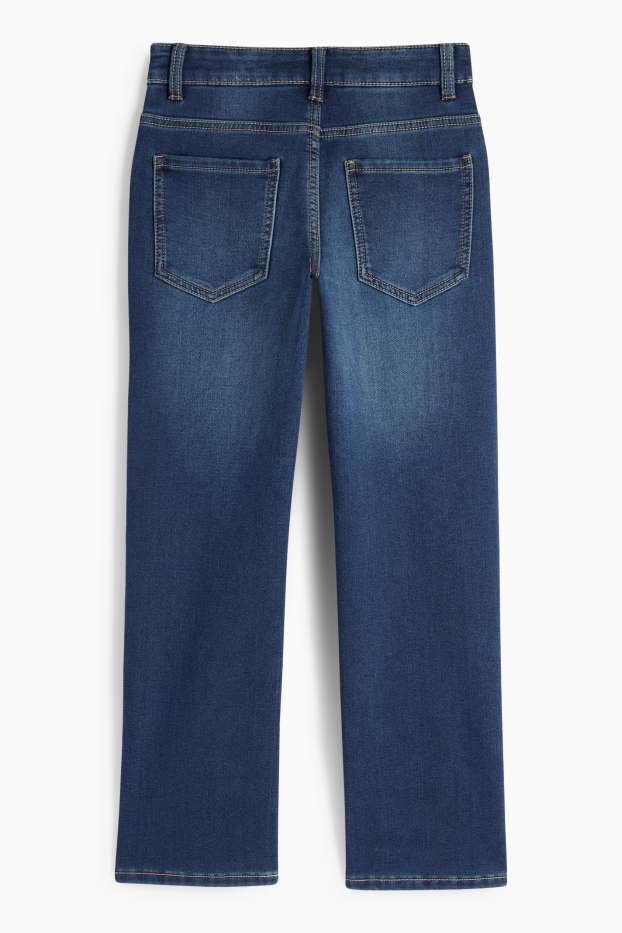 Copii - Băieți - Straight jeans - jeans termoizolanți - jog denim - denim-albastru închis
