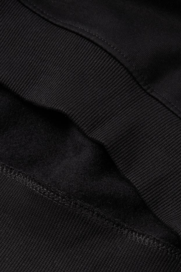 Copii - Băieți - Flăcări - hanorac - negru
