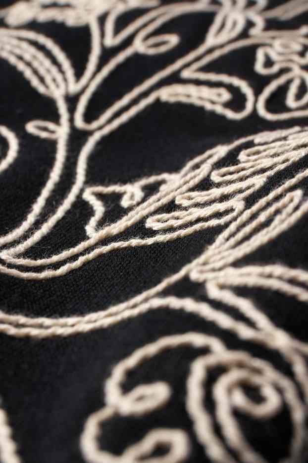 Femei - Rochie din molton - straight fit - negru