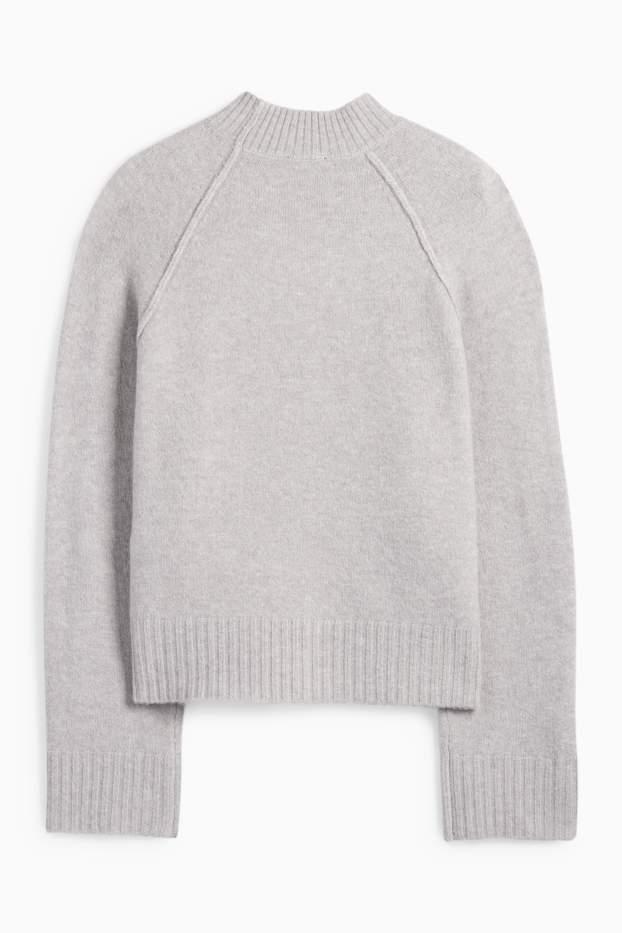 Dámské - Svetr - světle šedá