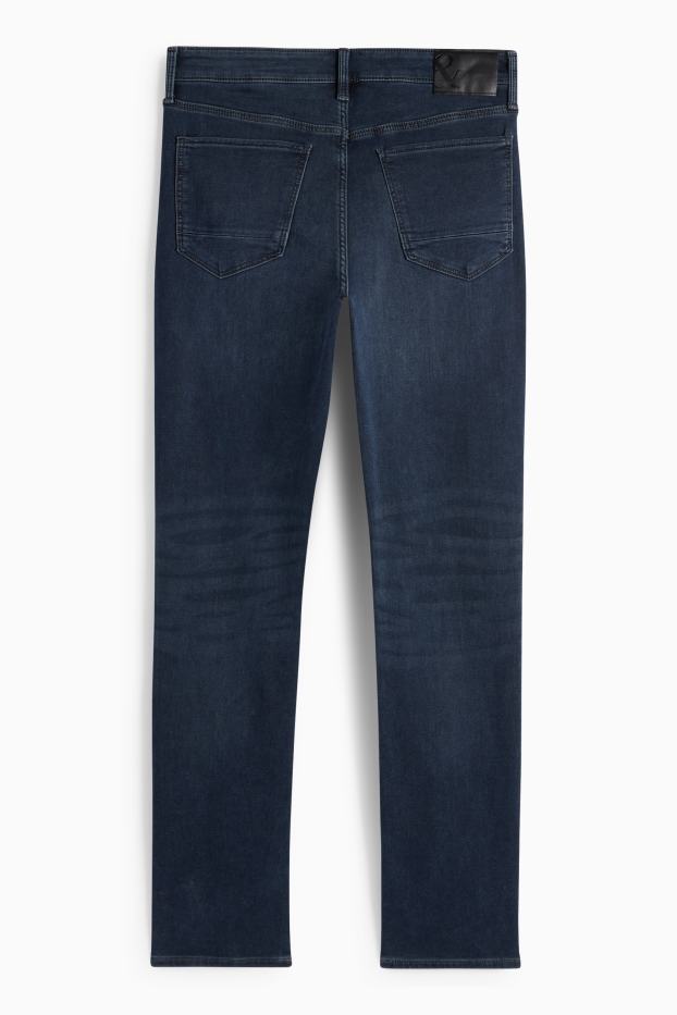 Bărbați - Slim jeans - Flex jog denim - LYCRA® - denim-albastru închis