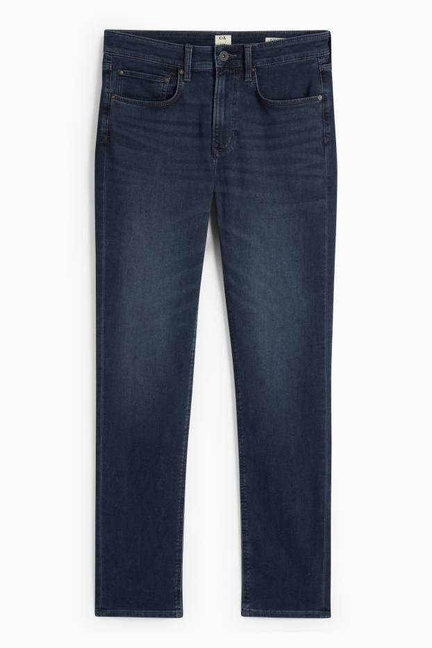 Bărbați - Slim jeans - Flex jog denim - LYCRA® - denim-albastru închis