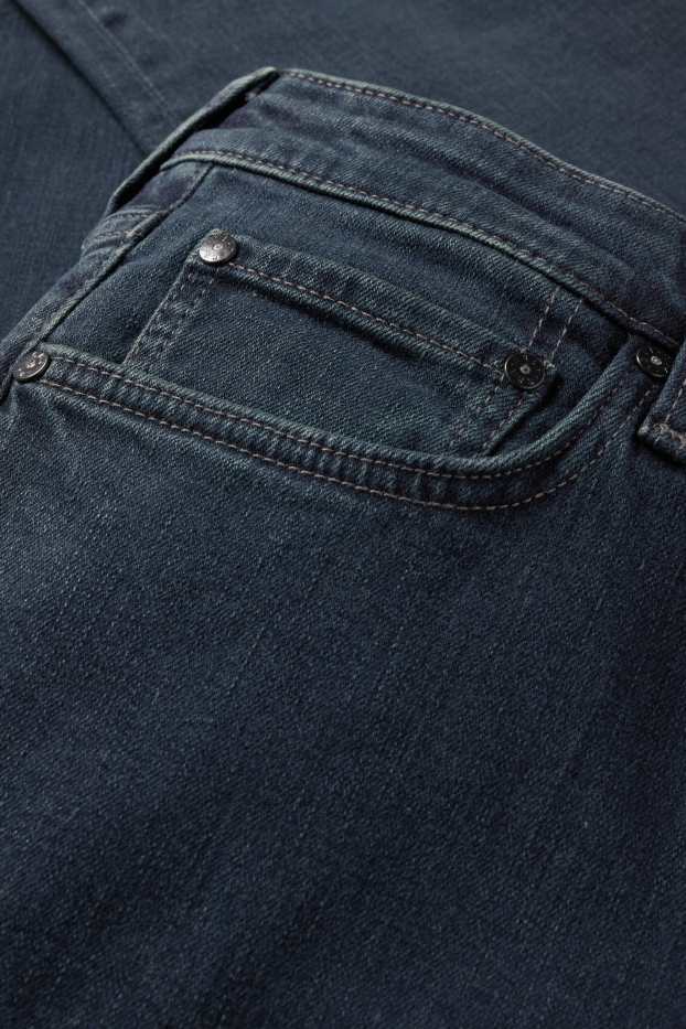 Bărbați - Straight jeans - LYCRA® - denim-albastru închis