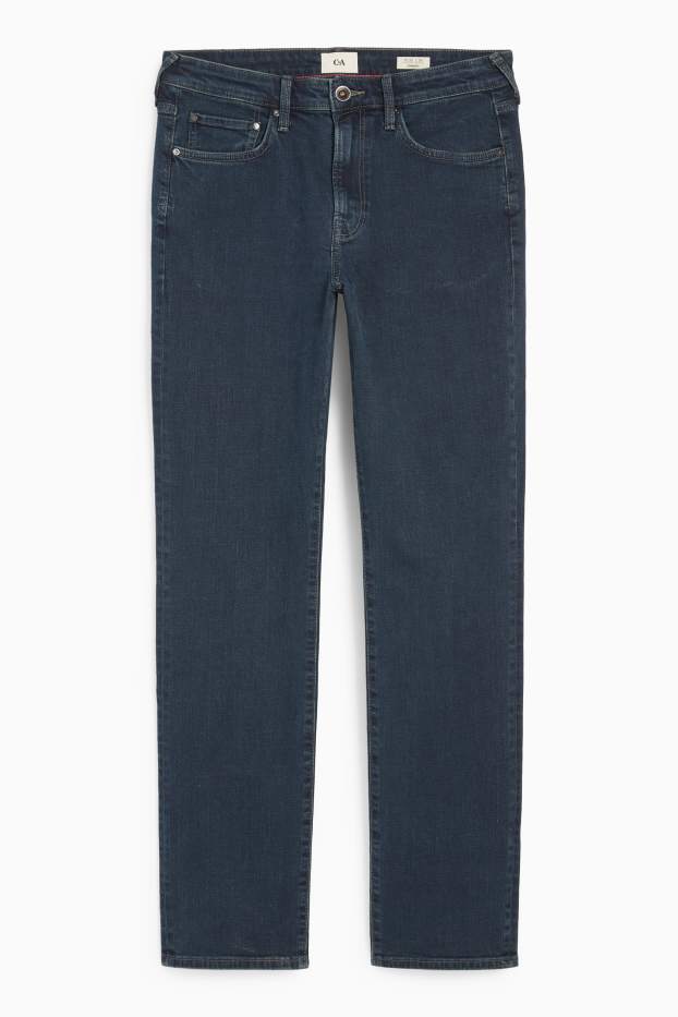 Bărbați - Straight jeans - LYCRA® - denim-albastru închis